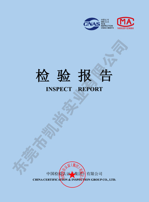 1603检验报告